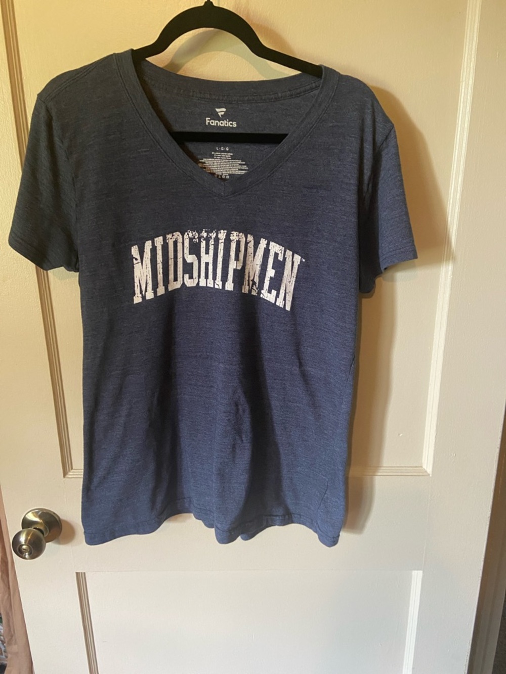Fanatics Navy Blue MIDSHIPMEN V-Neck Tee